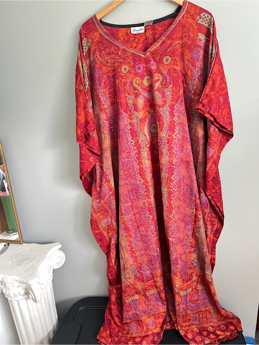 Sundance Red & Coral Printed Maxi Dress